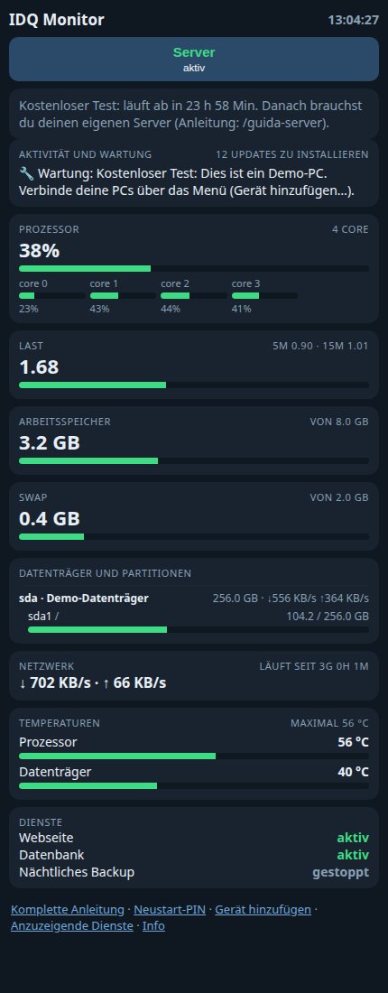 IDQ Monitor User