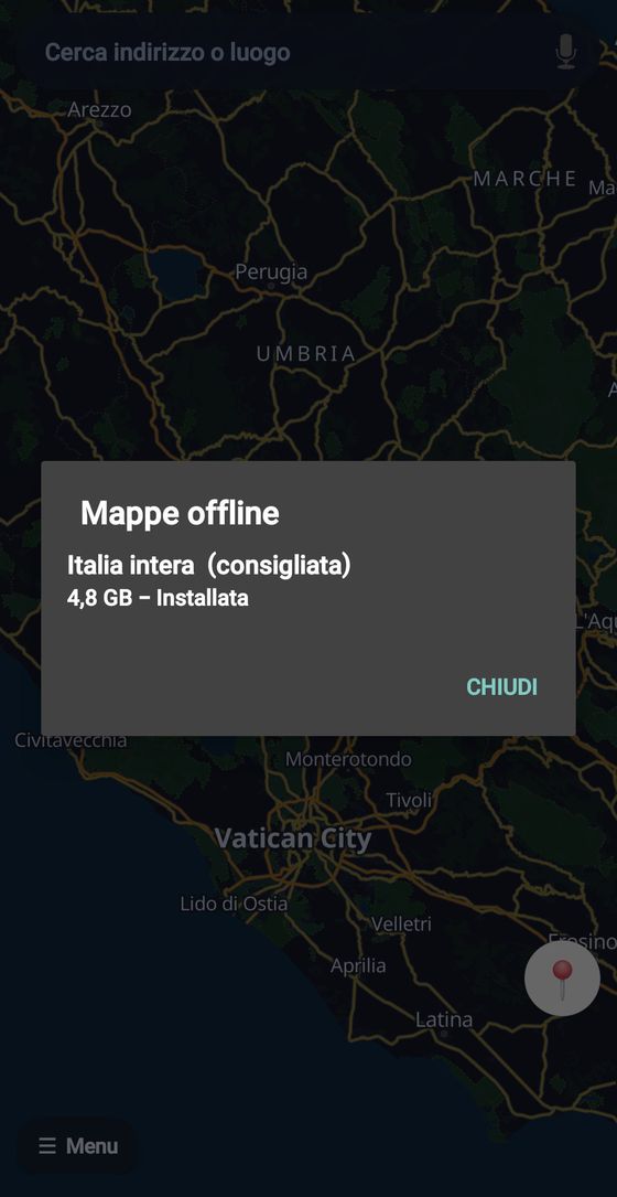 IDQ Navigator - mappe offline scaricate
